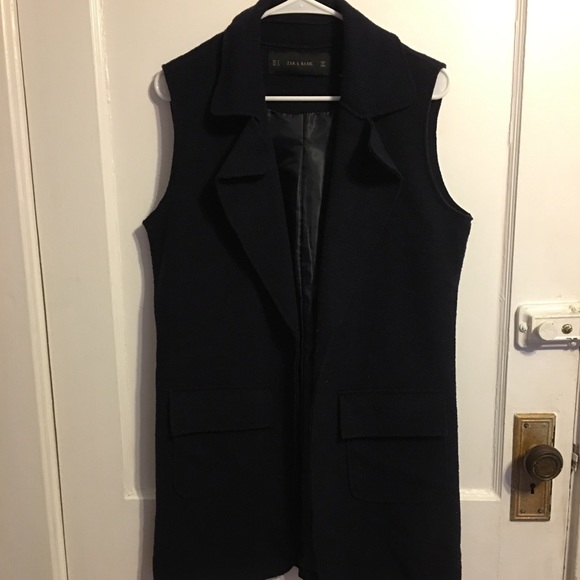 Jackets & Blazers - Navy Blue Vest Jackets & Blazers - Navy Blue Vest